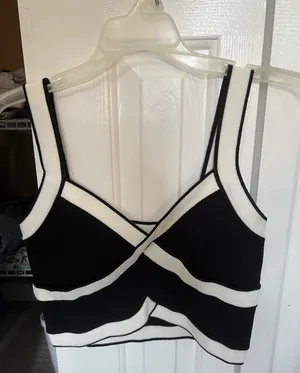 Cider Black And White Top thumbnail 2