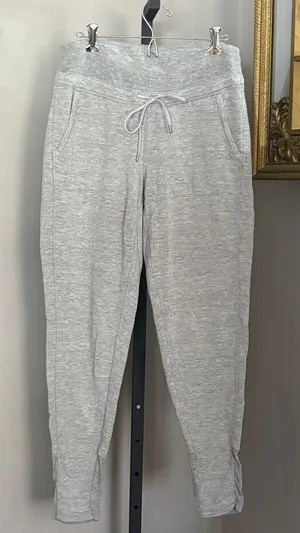 Athleta Small Light Gray Cozy Jogger Sweatpants thumbnail 1