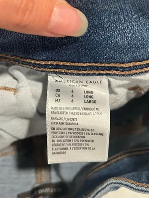 American Eagle Next Level Stretch Denim Shorts - 6 Long thumbnail 4
