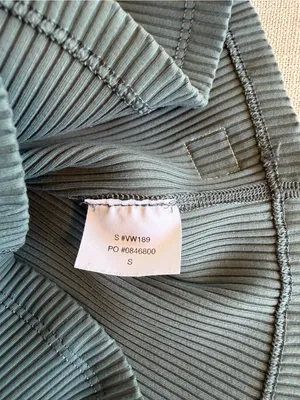 Vuori Rib Crop Tank Top In Stone Blue Star Embroidery Size Small thumbnail 8