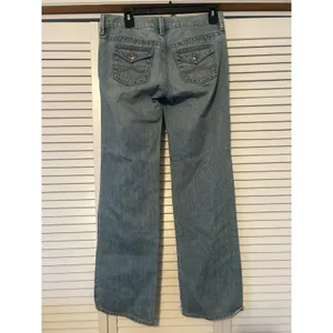 Vintage Old Navy Boy Cut Light Wash Denim‎ Jeans Women Sz 4 Ultra Low Waist 2005 thumbnail 3