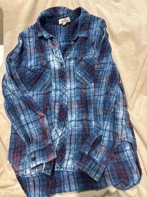 Cloth & Stone Plaid Flannel Anthropologie thumbnail 1