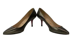 Christian Louboutin Metallic Stiletto Heels Pumps Size 6.5 thumbnail 9