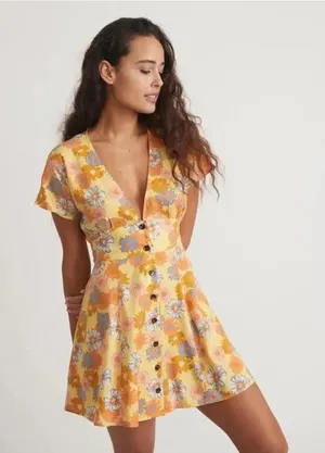 Marine Layer Camila A Line Mini Dress Size Small thumbnail 1