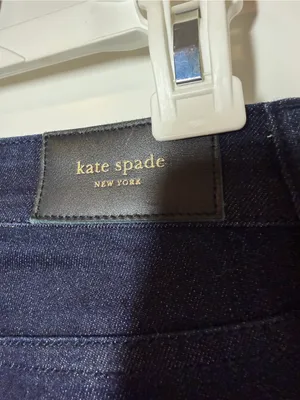 Kate Spade Broome Street Dark Wash Straight Leg Crop Jeans thumbnail 6