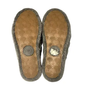 UGG Fluff Yeah Slide Fur Slippers Charcoal Grey Slingback Plush Women’s Size 11 thumbnail 8