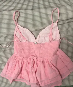 Altar'd State Flowy Top Tank pink thumbnail 2