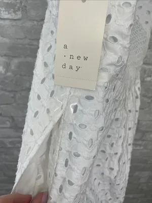 a new day White Eyelet Halter Maxi Dress thumbnail 8