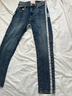 REVICE Dark Indigo Skinny Jeans with Front Seams thumbnail 5