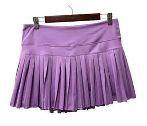 GOLD HINGE XL Purple Pleated Tennis Golf Skirt Built In Spandex Shorts Athletic thumbnail 7