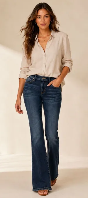 Joes Jeans Provocateur Bootcut Dark Wash Low Rise Blue Denim Pants Womens Sz 24 thumbnail 1