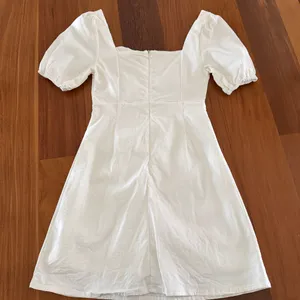 Altar'd State White Square Neck Puff Sleeve Mini Dress thumbnail 4