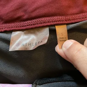 Athleta Stability Running Athletic Shorts: Plaid small‎ thumbnail 8