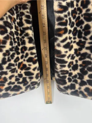 Altar’d State Leopard Print Faux Fur Coat Size Small Mob Wife thumbnail 13