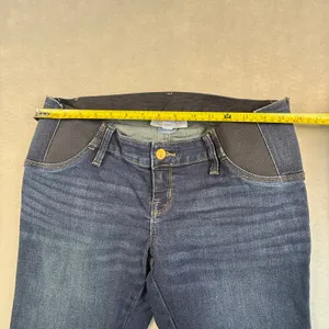 Isabel Maternity Ingrid & Isabel Dark Wash Bermuda Denim Shorts Size 4/27 thumbnail 6