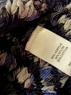 Cable & Gauge Blue Knit Top Size L thumbnail 4