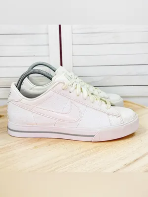 Nike Sweet Classic Perforated Leather Low Top Sneakers White Pink 7.5 354496-110 thumbnail 11
