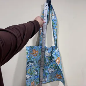 NWOT Printfresh brand "Must Love Cats" multicolor purse bag tote thumbnail 5