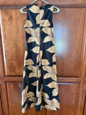 The Clothing Exchange NWOT Black and Tan Floral Dress thumbnail 5