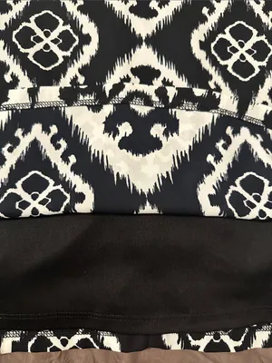 Lulu's Black and White Geometric Shift Dress thumbnail 4