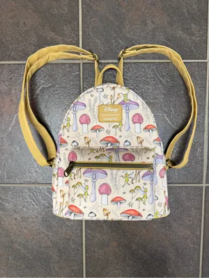 Loungefly Disney Peter Pan Tinker Bell Mushrooms Mini Backpack Bag Fairycore thumbnail 14