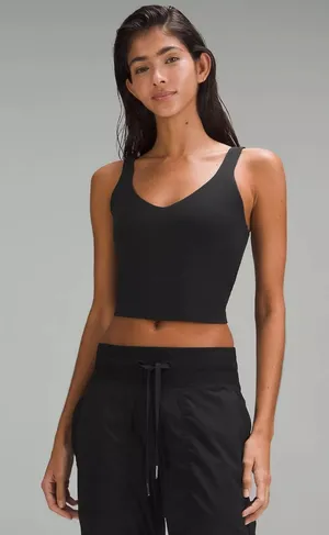 Lululemon Align Tank Top Black Nulu Buttery Soft Size 2 thumbnail 1