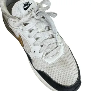 Nike Air Max SE Trainer White Black Gold DV-6842-001 Lace Up Sneakers Size 7.5‎ thumbnail 4