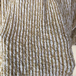 Max Studio Striped Crinkle Blouse M thumbnail 5