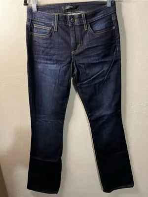 Joe’s Jeans Starlet Slim Mini Bootcut Victoria Wash Dark Denim Jeans thumbnail 2