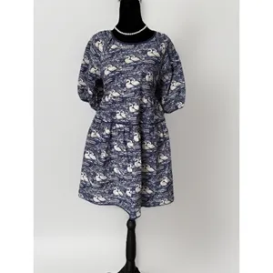 Urban Outfitters x Laura Ashley Bella Tiered Dress Swan Coquette Boho Womens Xs thumbnail 2