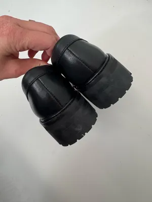 NEW Everlane The Lug Loafer Black Leather Size 6 thumbnail 8