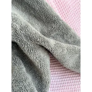 The North Face Osito Jacket Women Medium Olive Gray Fleece Zip Pockets‎ thumbnail 5