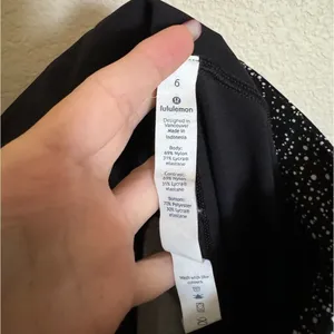 Lululemon Wunder Under Hi-Rise‎ 7/8 Tight in Black White Colorblock thumbnail 10