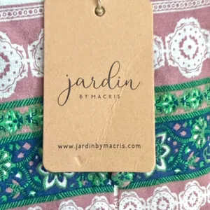 Jardin by Macris Boho Mixed Floral Print Babydoll Mini Dress - Large thumbnail 4