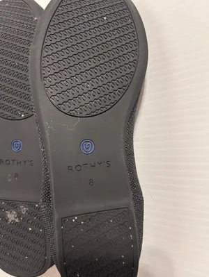 Rothy's Black slip on flat shoe women size 8 thumbnail 7