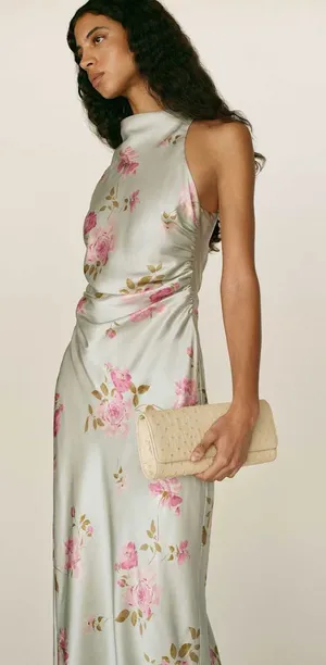 Reformation Anaiis Silk Dress thumbnail 1