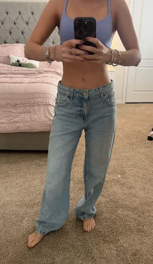 Zara Light Blue Jeans thumbnail 1