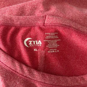 Zyia Active Seamless Active Tee Heather Red‎ Sporty Athleisure T-Shirt Size XL thumbnail 3