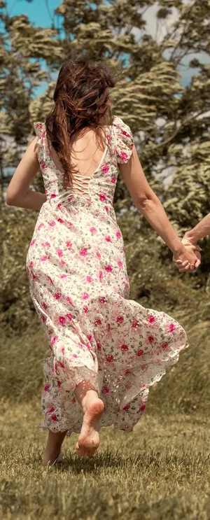 Altar'd State Floral Maxi Dress thumbnail 3