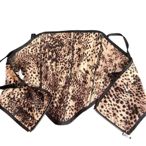 PLT Leopard Animal Print‎ Corset Top Brown Size 4 y2k Statement Maximalist NEW thumbnail 3