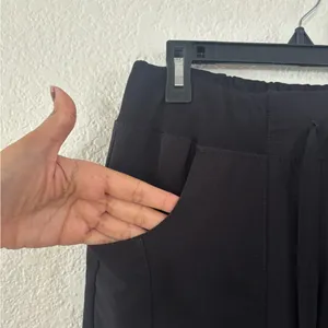 Cherokee Black Scrub Joggers Elastic Waistband Tapered Fit thumbnail 6