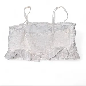 American Eagle Super Cropped Ruffle Top thumbnail 3