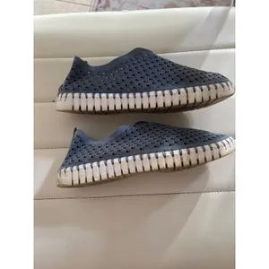Ilse Jacobsen Hornbæk Tulip Blue Grey Laser Cut Slip On Loafers Shoes 37 thumbnail 5