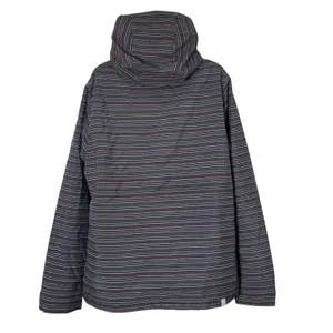 Roxy 5K Silver Snowboard/Ski Jacket Black With Multicolor‎ Pinstripe Size XL thumbnail 2