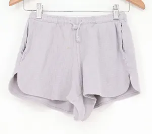 John Galt Brandy Melville Purple Waffle Knit Thermal Lounge Shorts thumbnail 1