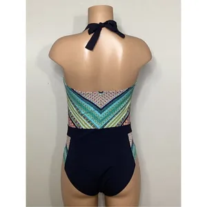 New. BLEU Rod Beattie plunge neck swimsuit. Retails $149. Size 10 thumbnail 5