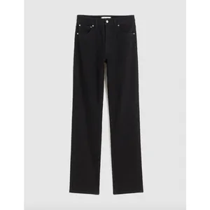 Madewell The Longline Straight Jean Black Frost Comfort Stretch Denim US 28 NWT thumbnail 6