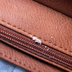 Call it spring Vintage Style Tan Faux‎ Leather Satchel Bag Plaid Lining Handle Shoulder Strap thumbnail 11