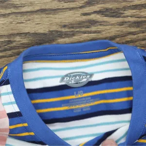 NEW Dickies Womens Remanufactured Baggy Utility Pocket T-Shirt Tee Blue Multi L thumbnail 3