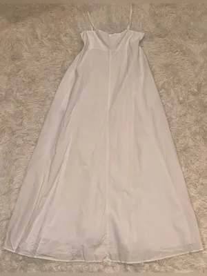 NEW L*SPACE Raveena sleeves cotton maxi cream white Dress sz M thumbnail 4